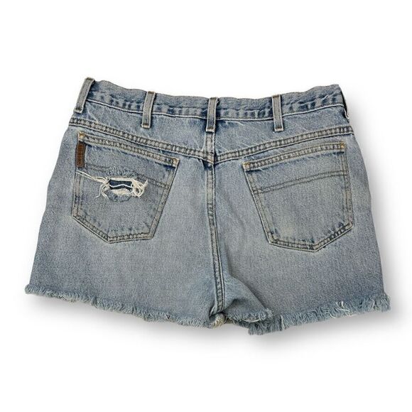 Cinch Distressed Jean Cutoff Shorts Size 33x38 - Picture 6 of 7